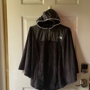 North Face Black Poncho